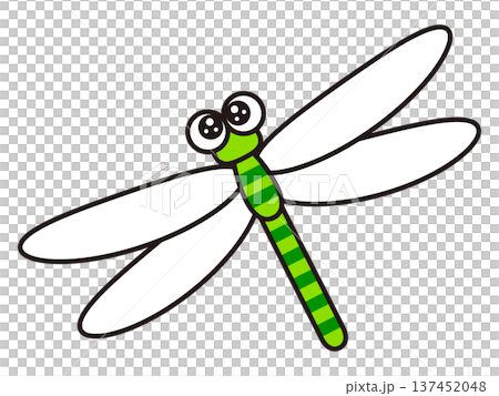 トンボのイラスト素材 137452048