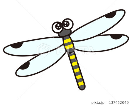 トンボのイラスト素材2 137452049