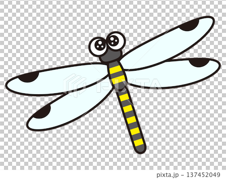 トンボのイラスト素材2 137452049