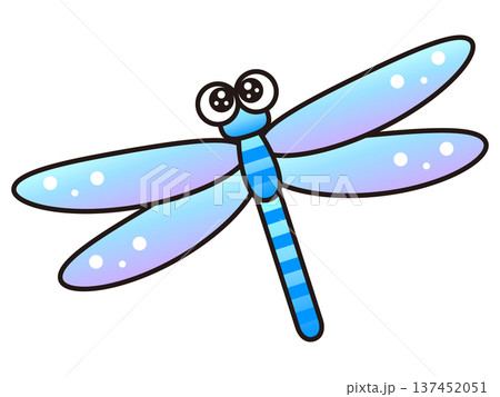 トンボのイラスト素材5 137452051