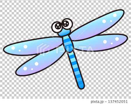 トンボのイラスト素材5 137452051