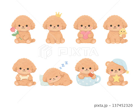 犬のイラストセット 137452320