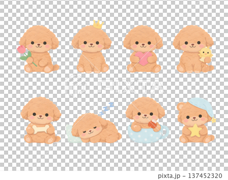 犬のイラストセット 137452320