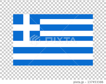 ギリシャの国旗イラスト素材2 ギリシャの国旗イラスト素材2 137453386