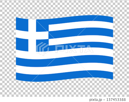 Greek flag illustration 4 137453388