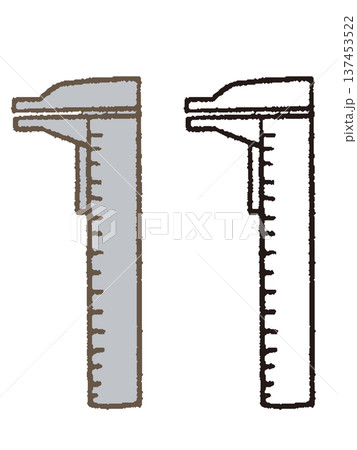 ノギスのイラスト 137453522