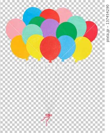 たくさんの風船 137454290