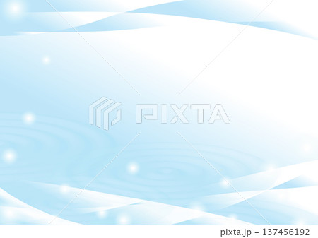 さわやかな水面のキラキラ背景 137456192