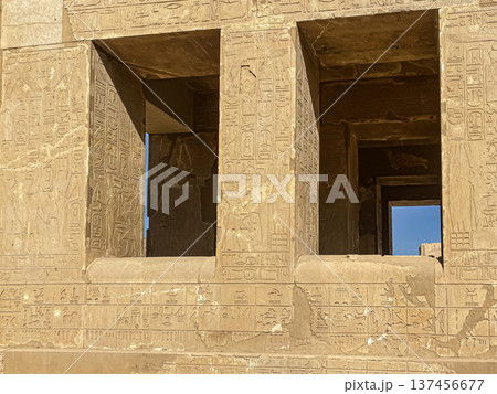 Karnak Temple is dedicated to the temple complex of Ancient Egypt. Thebes, Karnak, Luxor, Egypt 137456677
