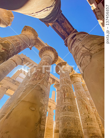 Karnak Temple is dedicated to the temple complex of Ancient Egypt. Thebes, Karnak, Luxor, Egypt Karnak Temple is dedicated to the temple complex of Ancient Egypt. Thebes, Karnak, Luxor, Egypt 137456857