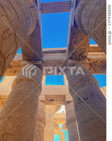 Karnak Temple is dedicated to the temple complex of Ancient Egypt. Thebes, Karnak, Luxor, Egypt Karnak Temple is dedicated to the temple complex of Ancient Egypt. Thebes, Karnak, Luxor, Egypt 137456898
