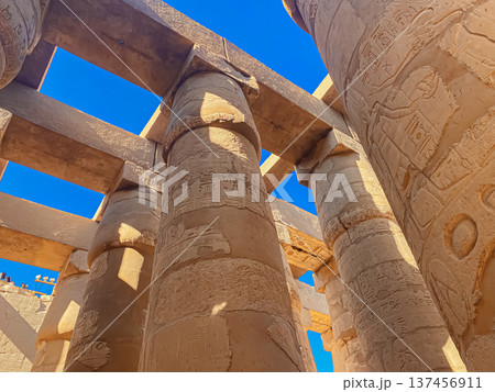 Karnak Temple is dedicated to the temple complex of Ancient Egypt. Thebes, Karnak, Luxor, Egypt Karnak Temple is dedicated to the temple complex of Ancient Egypt. Thebes, Karnak, Luxor, Egypt 137456911