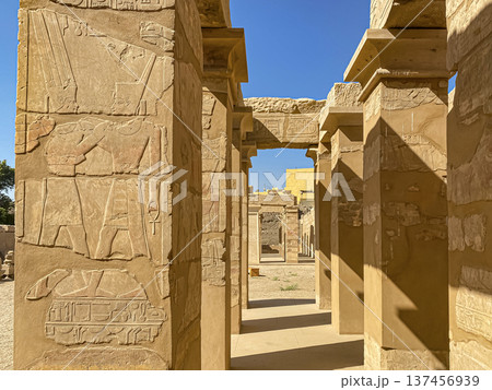 Karnak Temple is dedicated to the temple complex of Ancient Egypt. Thebes, Karnak, Luxor, Egypt Karnak Temple is dedicated to the temple complex of Ancient Egypt. Thebes, Karnak, Luxor, Egypt 137456939