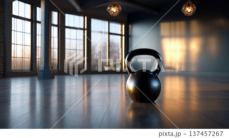 Equipment and exercise machines in the fitness center modern gym for sports, fitness and yoga. Healthy lifestyle, life on sports, maintaining a figure in a slim body 137457267