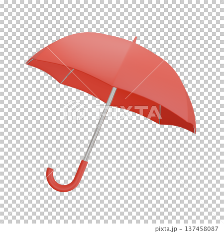 赤い傘 137458087
