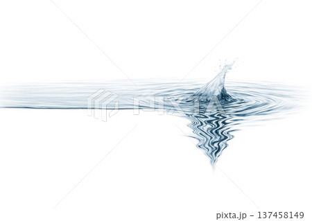 A drop of water turns into a whirlpool. Space for text. A drop of water turns into a whirlpool. Space for text. 137458149