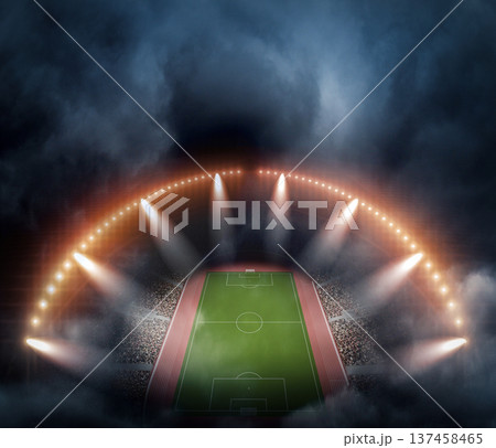 The stadium	 137458465
