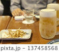 ビールとおつまみ 137458568