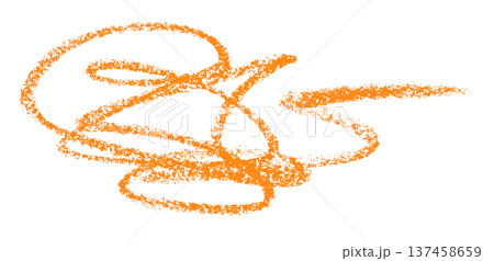 orange pencil strokes isolated on transparent background orange pencil strokes isolated on transparent background 137458659