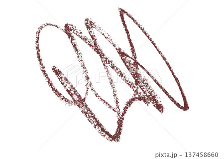 brown pencil strokes isolated on transparent background brown pencil strokes isolated on transparent background 137458660