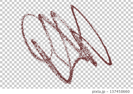 brown pencil strokes isolated on transparent background brown pencil strokes isolated on transparent background 137458660