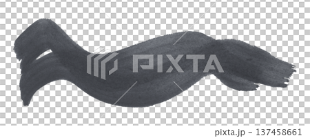 dark gray watercolor background. Artistic hand paint. Isolated on transparent background. dark gray watercolor background. Artistic hand paint. Isolated on transparent background. 137458661