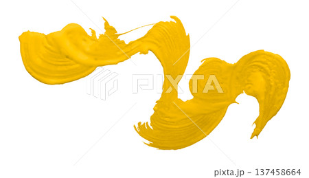 yellow watercolor background. Artistic hand paint. Isolated on transparent background. yellow watercolor background. Artistic hand paint. Isolated on transparent background. 137458664
