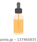 bottle of cuticle oil isolated 137460835