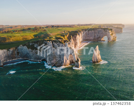 Cliffs and Waters of Etretat Cliffs and Waters of Etretat 137462358