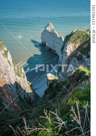Cliffs and Waters of Etretat 137462391