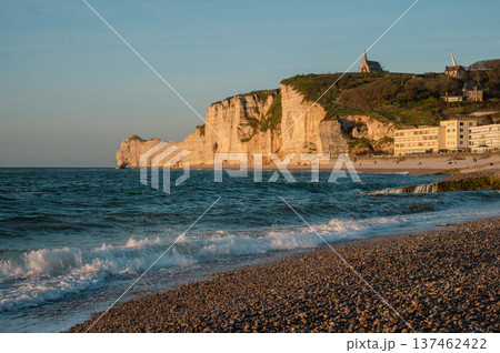 Cliffs and Waters of Etretat 137462422