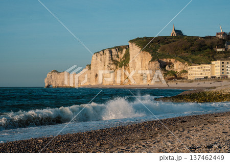 Cliffs and Waters of Etretat 137462449