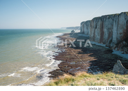 Cliffs and Waters of Etretat 137462890