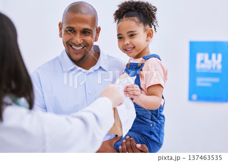 Pharmacist, father and child with medicine in pharmacy, pills or supplements, sick with help and retail. People in store, drugs and wellness, trust and healthcare, prescription medication and illness Pharmacist, father and child with medicine in pharmacy, pills or supplements, sick with help and retail. People in store, drugs and wellness, trust and healthcare, prescription medication and illness 137463535