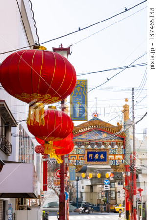 横浜中華街の提灯 137465138
