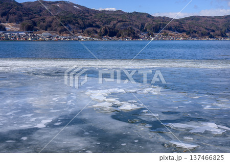 諏訪湖の寄せ氷 諏訪湖の寄せ氷 137466825
