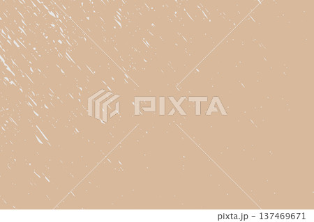 Beige pastel background with rough or dusty grainy texture. Old vintage grunge surface for canvas or layout design. Abstract wallpaper with distress effect. Vector graphic illustration 137469671