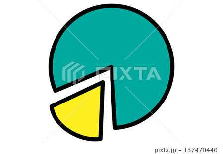 データ分析 ビジネス 円グラフ 137470440