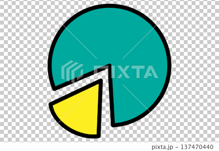 データ分析 ビジネス 円グラフ 137470440