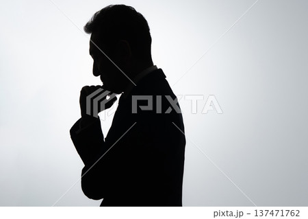ビジネス 男性 シルエット ビジネス 男性 シルエット 137471762