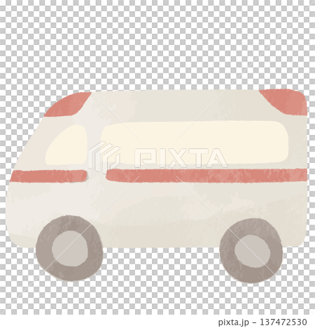 Cute ambulance drawn in watercolor style | Emergency vehicles, medical care, hospitals Cute ambulance drawn in watercolor style | Emergency vehicles, medical care, hospitals 137472530