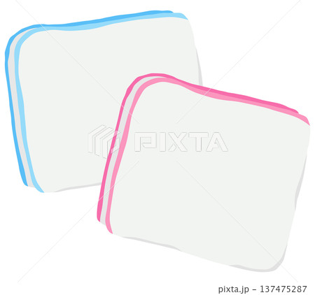 シンプルなガーゼのイラスト ベクター素材 137475287
