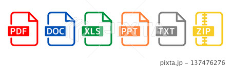 ドキュメントアイコンセット 137476276
