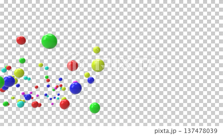 顏色球文本空間背景16：9 CG白色背景 137478039