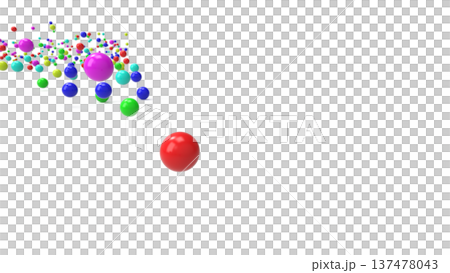 Color ball text space background 16: 9 CG white background Color ball text space background 16: 9 CG white background 137478043