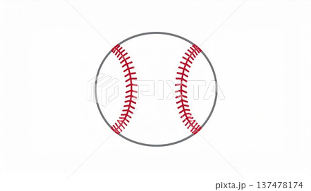 野球ボール 137478174