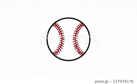 野球ボール 137478176