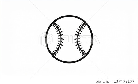 野球ボール 137478177