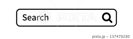 シンプルな検索窓 search シンプルな検索窓 search 137478280