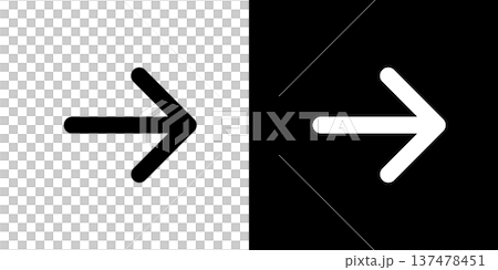 Right arrow, transition, forward simple icon (vector) Right arrow, transition, forward simple icon (vector) 137478451